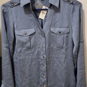 Express slim portfoino button down